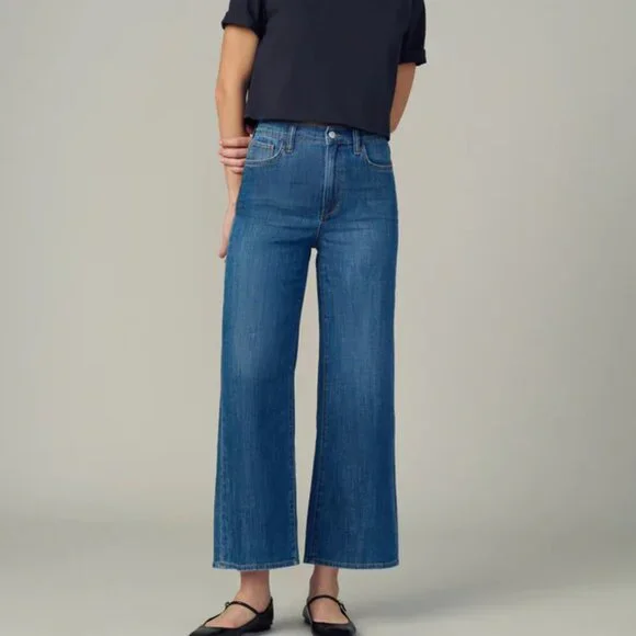 Joe's Jeans Mia High Rise Wide Leg Denim  - Size 27 - Picture 2 of 9
